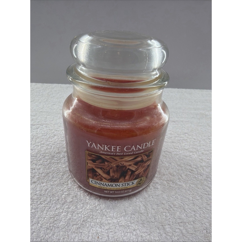 NEW Yankee Candle Cinnamon Stick Large Jar 14.5 oz Housewarmer Retired Scent